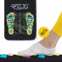 Килимок ортопедичний 4FIZJO 175 x 35 см з каменями для масажу ніг Black (P-5905973403184) - мініатюра 8