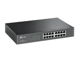Комутатор TP-LINK TL-SG1016D, 16x100/1000 Mb/s, металевий корпус, некерований - мініатюра 2