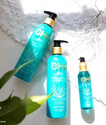 Набір CHI Aloe Vera Curl Care Kit для догляду за кучерями (шампунь 340 мл + кондиціонер 340 мл + олія 89 мл) - мініатюра 3