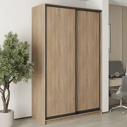 Шафа-купе дводверна MebelStar Комбо BG 2ДСП 150x45x240 см Дуб сонома (MBS-10624)