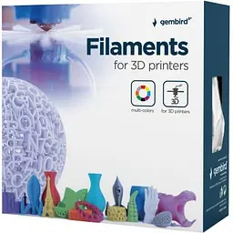 Пластик для 3D-принтера Gembird PLA, 1.75 мм, 1кг, grey (3DP-PLA1.75-01-GR) - мініатюра 2