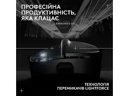 Миша Logitech Pro X Superlight 2 Dex Black (910-007357, 910-007359) - мініатюра 3