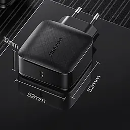 Зарядний пристрій Ugreen CD217 65 W Gan адаптер блок (70817) - мініатюра 5