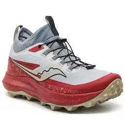 Кросівки Saucony Peregrine 13 ST 45 Light Grey/Red (1097-S20840-10511) - мініатюра 3