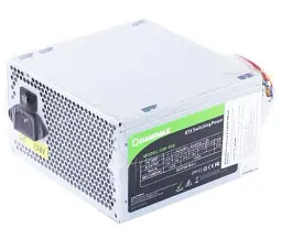 Блок живлення 500 Вт, GameMax GM-500, 80+ Basic, Active PFC, 12 см, 3xSATA / 1x6pin / 1x4+4-pin / 1x20+4-pin, захист OVP / UVP / SIP / OCP / OLP / OPP / SCP