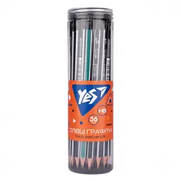 Набір олівців чорнографітних YES, HB, 36 шт., 280593