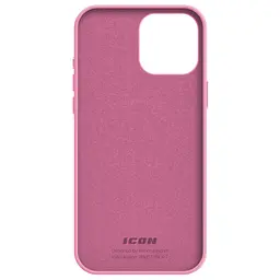 Силиконовый чехол для Apple iPhone 15 Pro Max, ICON2 Case, розовый, противоударный, панель, защита всего корпуса, матовая поверхность Soft Touch, выступает над дисплеем, совместим с защитными стеклами и пленками, с микрофиброй, ArmorStandart (ARM77018) - мініатюра 2