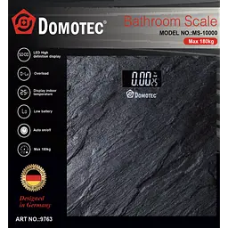 Електронні ваги підлогові Domotec до 180 кг, LED дисплей, термометр - мініатюра 2