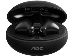 Навушники TWS AOC ACT1501BK Black - мініатюра 2