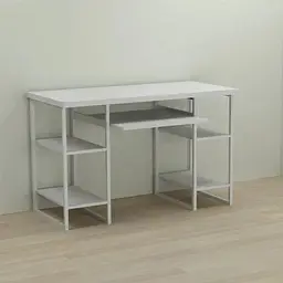 Комп'ютерний стіл Ferrum-decor Тім 75x120x70 білий ДСП Білий 32мм (FRD-101376)