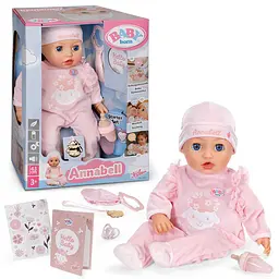 Інтерактивна лялька BABY BORN – АННАБЕЛЬ (43 см, з аксес.) BABY born 838396 - мініатюра 3