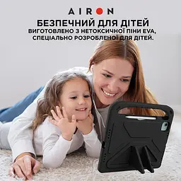 Защитный чехол из EVA AIRON Premium для iPad Pro 11 / Air 11 2024, черный - мініатюра 7