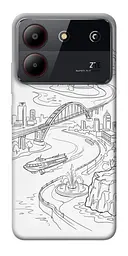 TPU чохол Demsky Dnipro spirit для ZTE Blade A54 4G