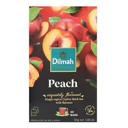 Чай чорний Dilmah Персик 30 г (20 шт. х 1.5 г) - мініатюра 2