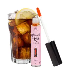 Блиск для губ з ефектом вібрації Secret Play Coke Lip Gloss Vibrant Kiss - мініатюра 2