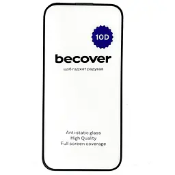 Захисне скло BeCover для Apple iPhone 15 10D Black (711329) - мініатюра 3