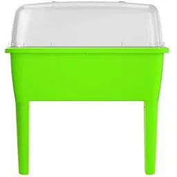 Горщик для рослин у вигляді міні-теплиці Prosperplast Respana Planter комплект - лайм, 52 л