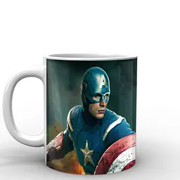 Кухоль GeekLand Captain America Стів Роджерс CA.02.011 330 мл білий - мініатюра 2