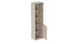 Пенал Анжело Ferrum-decor на 4 полиці з 1 дверима 1900x500x380 ДСП Дуб Сан-Марино 16 мм (FRD-104949) - мініатюра 2