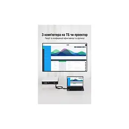 Перехідник HDMI M to VGA F 1080P 60Hz 3,5mm Audio Vention (AIDB0) - мініатюра 5