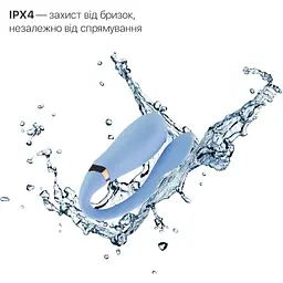 Смартвібратор для пар Zalo - Fanfan Royal Blue - мініатюра 6