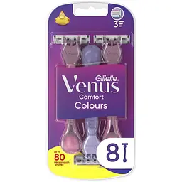 Бритва Gillette Venus Comfort Colours Одноразові 8 шт. (8006530129954)
