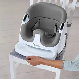Стільчик-бустер для годування 2 в 1 Ingenuity Baby Base, сірий (11576) - мініатюра 5