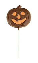 Шоколадний льодяник Stockley’s Halloween Milk Chocolate Pumpkin or Skull Lollipops 35г - мініатюра 2