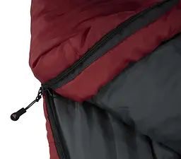 Спальний мішок High Peak TR 300/0°C Dark Red/Grey Right (23061) - мініатюра 3