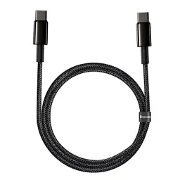 Дата кабель USB-C to USB-C 1.0m 100W black Baseus (CATWJ-01) - мініатюра 2