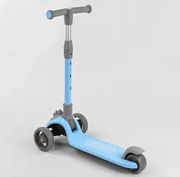 Самокат Best Scooter 62х17х31 см Блакитний 000231463 - мініатюра 5
