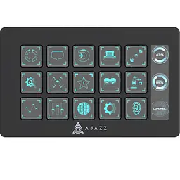 Контролер для стримінгу Ajazz AKP153E USB Black (AKP153E-B) - мініатюра 2