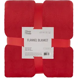 Плед Ardesto Flannel 160х200 см 100% поліестер червоний pbe0050484