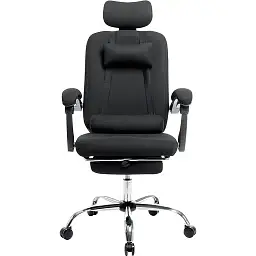 Офісне крісло GT Racer X-8003 Fabric, чорне (X-8003 Black) - мініатюра 2