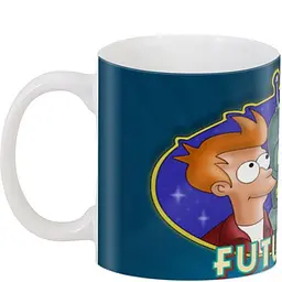 Кухоль GeekLand Футурама Futurama 02.15 Фрай Бендер Ліла.124 330 мл білий - мініатюра 3