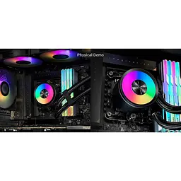 СВО PcCooler PсCOOLER DA360 PRO ARGB Black (DA360Pro-BKAWXX -GL) - мініатюра 9