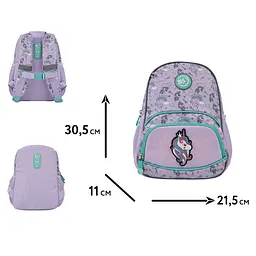 Рюкзак шкільний ортопедичний дитячий YES Magical Unicorn K-34 - мініатюра 2