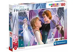 Пазл Clementoni SuperСolor: Анна та принц, Крижане серце 2, Disney (SuperСolor - Disney Frozen 2 Puzzle - 180 pcs.), 180 ел. (29309)
