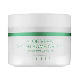 Зволожуючий крем для обличчя Алое Aloe Vera Water Bomb Cream Jigott 150 мл