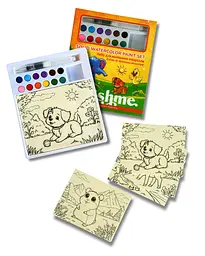 Набір розмальовок для дітей Тварини Brushme PAINTS3 Різнокольоровий shop (9995482464345) - мініатюра 2