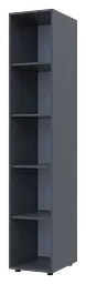 Етажерка до шаф Doros Гелар Графіт 38,2х49,5х203,4 (41510103)