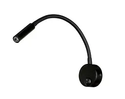 Бра настінне LED Levistella 920V1501 BK, 3W, 4000K, чорний метал, для дому та зали