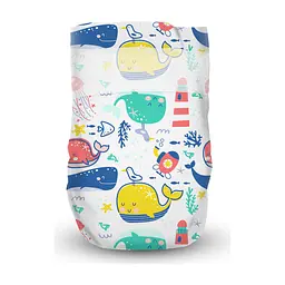 Підгузки Offspring Willy the Whale, розмір M, 6-10 кг, 42 шт. (DP-OI-FAT-M42P-WTW) - мініатюра 3