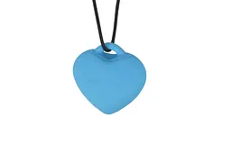 Мінівібратор "Сердечко" FairyGasm PleasureStone blue, 9 режимів, на шнурку - мініатюра 4