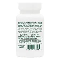 Вітаміни та мінерали Natures Plus Niacin 100 mg, 90 таблеток - мініатюра 3