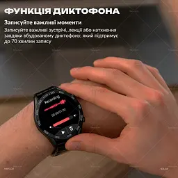 Смарт-годинник Smart watch Haylou Solar 5 з функцією голосового виклику, дзвінки по Bluetooth HD-дисплей моніторинг здоров'я та AMOLED-дисплеєм 1.43" Silver - мініатюра 10