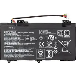 Акумулятор для ноутбуків HP Pavilion 14-al000 (SE03XL) 11.55V 3450 mAh