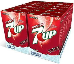 Порошковий напій 7UP Powder Drink Mix Cherry 6 стіків 13.2 г - мініатюра 4