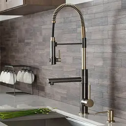 Змішувач для кухні Kraus Artec Pro золото/графіт KPF-1603SBBG, Золотий - мініатюра 3