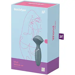 Вібромасажер Satisfyer Mini Wand-er Сірий - мініатюра 7
